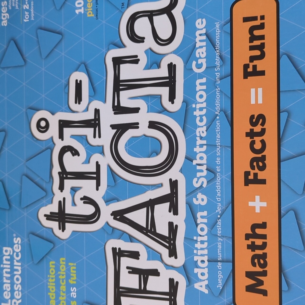 Learning Resources Math Tri-FACTa Game - Picture 2 of 4
